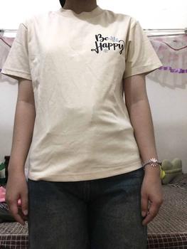 Product Review of Áo Phông Nữ Cổ Tròn Form Babytee Chất Vải Cotton Cao cấp Thoải Mái [B08] Nữ Top Women Cổ Tròn Trắng #áothunnu from N**t T**n 1