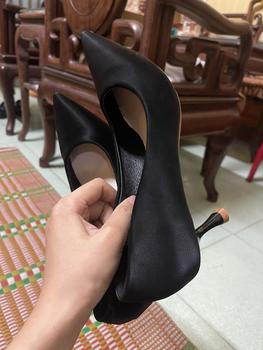 Product Review of Giày cao gót nữ mũi nhọn chất tuyết nhung mềm cao cấp full hộp kiểu dáng cơ bản thanh lịch cao 5cm ( AH15 ) from E**t 2