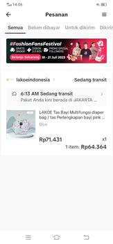 Product Review of LAKOE Tas Bayi Multifungsi diaper bag / tas Perlengkapan bayi pink bags Biru from s**l 1** ** 0