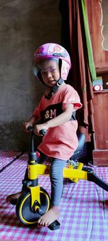 Product Review of HELM RETRO CHIPS ANAK CUSTOM NAMA KARAKTER LITTEL PONY UNTUK USIA 1 2 3 4 5 TAHUN LUCU from W**7 2