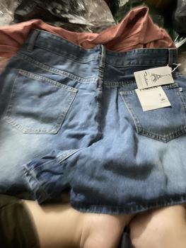 Product Review of [55-90kg] Quần váy jean đính hạt lưng cao Women from M**a 0