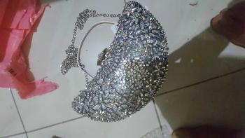 Product Review of Tas Pesta LYDIA Embellished Crystal Box Clutch Wanita from V**a 0