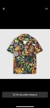 Product Review of Áo sơ mi TOPGU họa tiết ALOHA vải lụa thoáng mát. Nam Menswear Cổ V from M**i 0