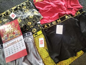 Product Review of AY@N/BENCLN Men's Boxer Briefs, 6 Pieces x39 Assorted Colors - High-Quality Cotton, Korean Improved Style, Elegant and Advanced - Socks, Stylish Menswear Lingerie Innerwear from m**y 2
