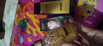 Product Review of [Holika Holika] NEW 24K Gold Ampoule ( Serum Wajah Emas) Kerutan Mencerahkan Vitamin Mengencangkan from c**e 0