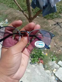 Product Review of Kacamata Hitam Photocromic  Anti Radiasi Wanita dan Pria Aksesoris Fashion Lensa Sunglasses from k**a a** 3