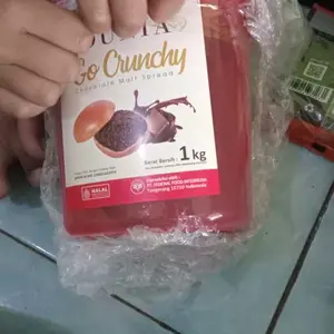 Dunia Go Spread Choco Crunchy Malt 1 kg | Olesan Cokelat Crunchy Jar Merah | Cemilan Coklat & Manis | Ide Jualan, Snack, Baking, Makanan. Selai duniagocrunchy