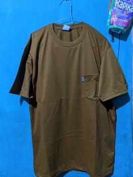 Product Review of (Paket isi 4 Pcs) Kaos Pocket Saku MBN Pria Wanita Fashion Army Cream Distro Hitam Katun from m**o 1