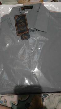Product Review of Sơ Mi Lụa Màu Trơn Tay dài chất liệu lụa mềm mịn phom body Áo Menswear Trắng from L** K** P**g L** 3