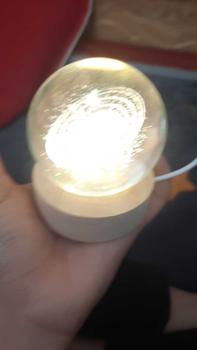 Product Review of Đèn Ngủ Quả Cầu Pha Lê, Thiết Kế Sáng Tạo, Quả Cầu Thủy Tinh, Chạy Bằng Năng Lượng Mặt Trời, Thích Hợp Để Trang Trí Bàn Học Sinh, Lý Tưởng Cho Bé Gái nến thơm from h**u F**g 0