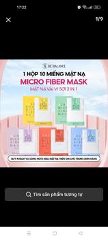 Product Review of BE'BALANCE - Mặt Nạ Vải Vi Sợi Be'Balance MICRO FIBER MASK 3in1 giúp Làm Đẹp Da 10 Miếng/Hộp from N**g 0