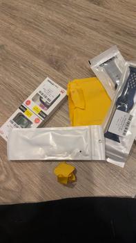 Product Review of สายนาฬิกา, วัสดุแก้ว + เคส + สายรัด, เข้ากันได้กับ i Watch Series 10, 8, 9, 7, 6, 5, 4, 3, SE, สร้อยข้อมือซิลิโคน, ขนาด 46 มม., 44 มม., 40 มม., 45 มม., 41 มม., 38/42 มม. สีดำ from p**e 0