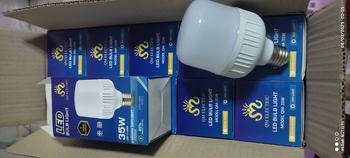 Product Review of (10หลอด)หลอดไฟLED ขั้วE27 (45W 55W 65W 85W 35W)แสงขาว6500K วัสดุคุณภาพสูง ปลอดภัย 100%ใช้ไฟฟ้าบ้าน 220V HighBulb from เ**5 1
