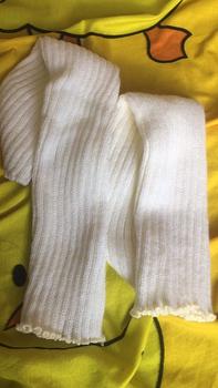 Product Review of HÀNG CÓ SẴN - Vớ Dệt Kim Giữ Ấm Chân Phong Cách Lolita Nhật Bản 40-70cm Cotton Tất Nữ Women Đen from d**h 0