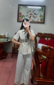 Product Review of Áo Sơ Mi Thắt Eo freesize TAY NGẮN có TẶNG kèm giây nơ tiểu thư from N**n N**c H**g L** 0