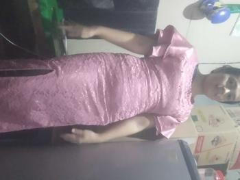 Product Review of Dress Brukat Amanda / Dress brukat / Dress wanita / Dress kondangan Cantik Casual Panjang Velvet Formal Sabrina Nyaman Pesta Mewah Gaun from E**z C**a T**r P**a 2