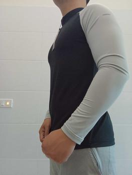 Product Review of Áo Thun Dài Tay Cổ Trụ Bazik Wings W01 Quarter Zip Co Giãn, Giữ Nhiệt Tốt, Thể Thao, Chạy Bộ, Bơi Lội, Sport from Đ** Q**c M**h 1