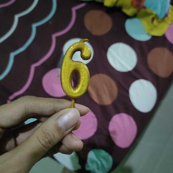 Product Review of lilin angka gold / Lilin Ultah emas / Lilin Angka ulang tahun gold from M**e 0