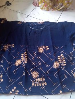 Product Review of Gamis Rayon Premium Bunga Polos Kotak from t**a 1