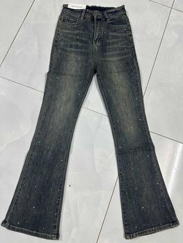 Product Review of Quần jeans dài nữ lưng cao, suông rách te tua tôn dáng chất jeans ko co giãn TS1239 size: S M L XL from N**a 0
