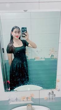 Product Review of TT108 Váy cổ vuông phối thô cộc tay vạt v váy xinh dễ thương Đầm Nữ Dress Women Kem Voan from v** i**️ 1