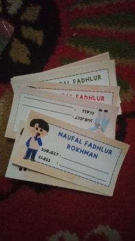 Product Review of Stiker Nama Buku Lucu (TULIS NAMA DI CATATAN) from V**` 0
