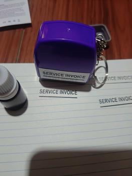 Product Review of PERSONALIZED SELF INKING STAMP HA1333 FREE LAYOUT with 5ml ink from l*** 0