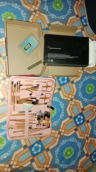 Product Review of Manicure Set 32 in 1 Alat perawatan kuku 1 Set isi 32pcs Set Manikur Perawatan Kuku gunting nail tangan Kotoran Mempercantik from u**6 0