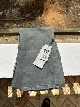 Product Review of Quần jeans nam xanh bụi 105 trơn basic co giãn form skinny from N** M**h 0