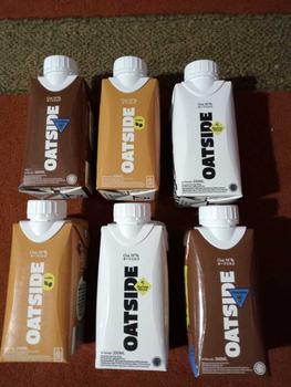 Product Review of OATSIDE Mix Cap Oat Milk Barista Blend Chocolate Coffee 200ml (6pcs) (Kemasan Tutup Botol) | Susu Oat Barista Blend Cokelat Kopi from c**n 1