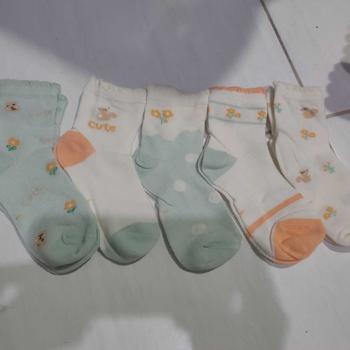 Product Review of Kaos Kaki Anak Motif Lucu Basic UMUR 0-12 Tahun Kids Short Socks - 5 Pasang - Fashion from D**a M** 0