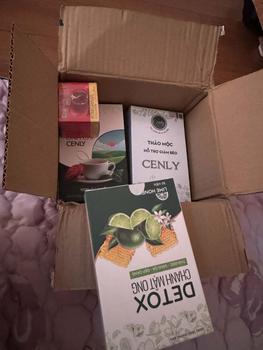 Product Review of [MUA 1 ĐƯỢC 4 ] Combo Thảo mộc Cenly 30viên + TẶNG 1hộp chanh mật ong 30viên + TẶNG 1hộp Trà Linh Chi túi lọc mini size 6gói + TẶNG 1son dưỡng môi lựu đỏ LIPSHE 5g / viên thảo mộc hỗ trợ làm đẹp Thảo Tây Cenly from S** T**💋 0