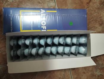 Product Review of สำลีชุบแอลกอฮอล์ ALSOFF COTTON BALL เสือดาว 70% Ethyl Alcohol Solution สำลีชุบแอลกอฮอล์ สำลีเช็ดแผล 96 ก้อน (12แผง/กล่อง) from k**g 0