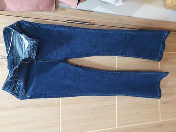 Product Review of quần jeans loe gấu to dài mẫu trơn cạp cao cho nữ from 🅜** 🅕**🅖 1