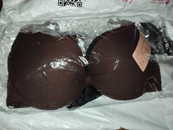 Product Review of #1257 push up bra w/ wire twisted & sexy design w/ 2hooks cotton tela Cup A for women’s  t-shirt bra from A**y 0