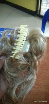 Product Review of Synthetic Curly Bun Messy Claw Chignon Clip Hair Bun Curly Wig Clip in Hair Tail Extension For Women from w**7 2