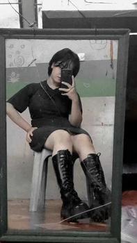 Product Review of PINKEY P052 Sepatu Boots Wanita Sepatu Martin Tinggi Sebetis Shoes from N**u 1