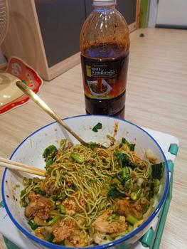 Product Review of น้ำซอส เมษา ก๋วยเตี๋ยวแห้ง (เผ็ด) from M**J 2