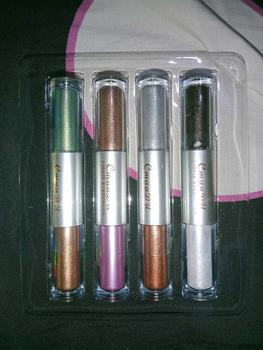 Product Review of 4pcs/box Double Head CMAADU 8 Colors Liquid Eyeshadow Glitter Eye Shadow Pearlescent Waterproof Lasting Shiny Eye Cosmetic from J**🏀 2