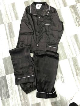 Product Review of Bộ đồ nữ pijama chất lụa xước trơn cổ sen tay dài quần dài Nhung from N**n 2