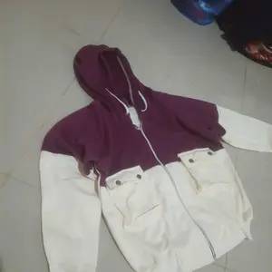 NTR TWO TONE POCKET ZIPPER JACKET | JAKET WANITA BERTUDUNG VARIASI SAKU DAN SLETING (MRF) Fleece Outer Panjang