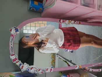 Product Review of (MỞ BÁN) Chân váy chữ A chất nỉ caro phối lưng chun phía sau bigsize 90kg from o** 0