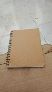 Product Review of (DTS) Buku Sketsa A6 A5 Sketchbook Isi 50 Lembar 100 Halaman Jilid Spiral Cover Vintage Paper Stationery from G**_ a** 1