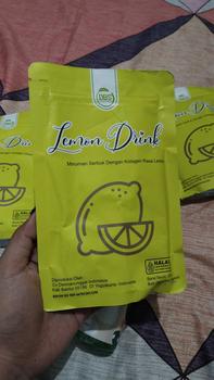 Product Review of Mabello 5 Pouch Minuman Serbuk Lemon   glutathione Drink/ Free Sabun Cair/Bubuk/ Powder from P**k 1