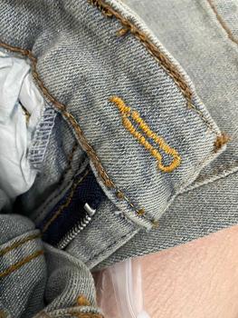 Product Review of Quần jeans nam xanh bụi 105 trơn basic co giãn form skinny from n**7 1