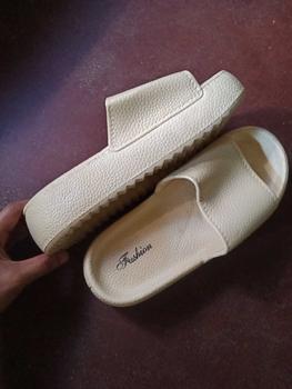 Product Review of New arrival fashion hot style thick bottom slip on sandal for women 2-3 inch high soft non-slip sandals for women Girl Slippers（+1 size） from c**e 3