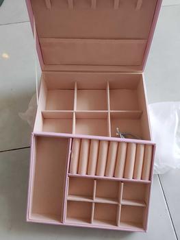 Product Review of [Siêu Rẻ] Hộp đựng trang sức bọc da hai tầng có khóa - hộp đựng nữ trang cao cấp from g**e 0
