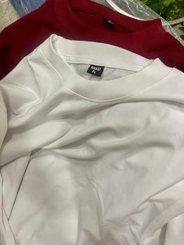 Product Review of ÁO THUN TAY DÀI NỮ PHONG CÁCH UZZANG DỄ THƯƠNG FREESIZE 70 KG TD240901 Women Top Cổ Tròn Nhung Voan from 🪷** T**🪷 0