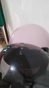 Product Review of Helm Bogo full leher retro premium SNI dewasa hijab Wanita Pria SNI Terbaru Kaca Cembung Motorcycle from d**n 1