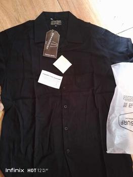 Product Review of Kemeja pendek Rayon Polos Premium (Brandsurf), Bahan Katun Rayon Premium adem dan flowi, Model Lengan Pendek, Size M,L,XL,XXL from O**i 2